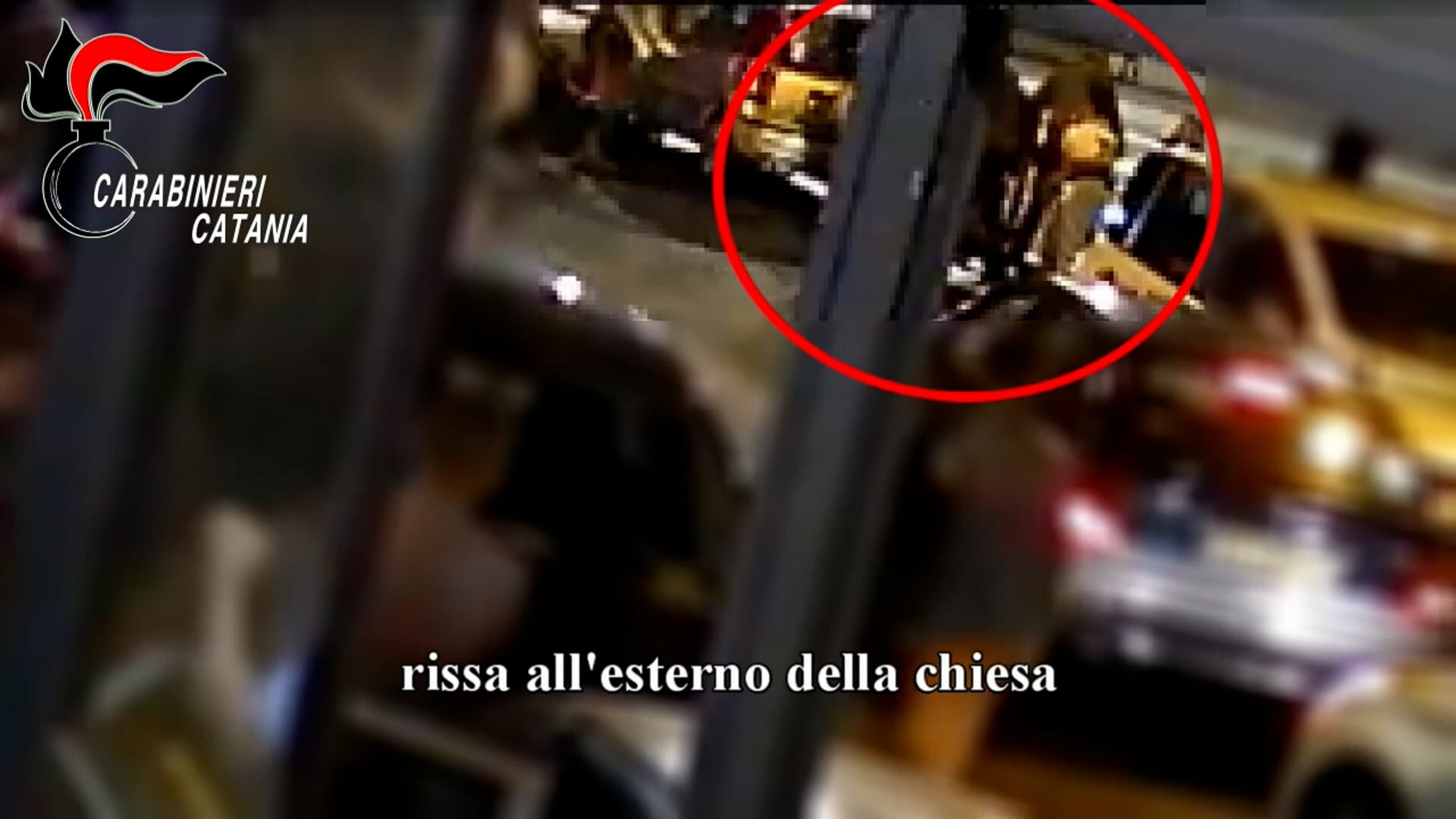 Rissa in chiesa nell'Acese