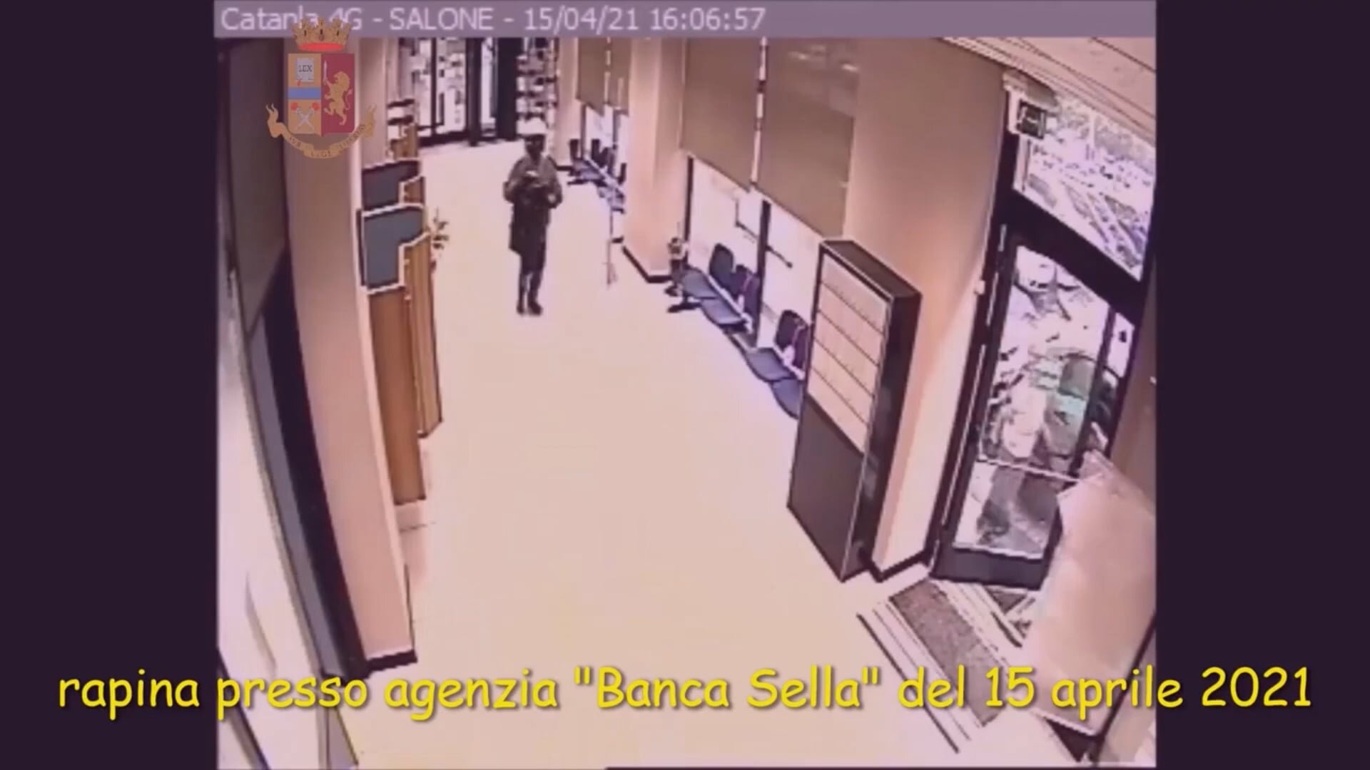 Colpo alla banca Sella