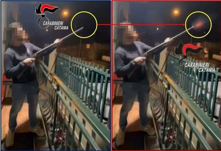A Capodanno sparano col fucile e postano il video