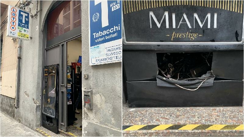Catania, assalto al distributore di sigarette Catania, assalto al distributore di sigarette