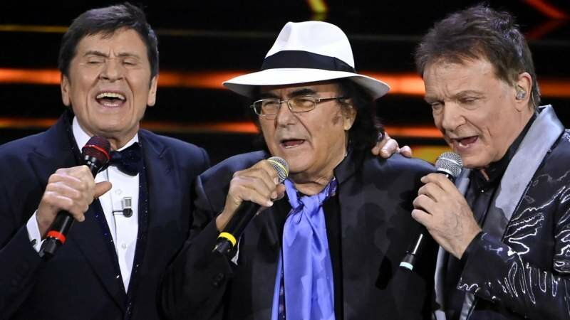 Morandi, Al Bano, Ranieri: tre mostri sacri a Sanremo