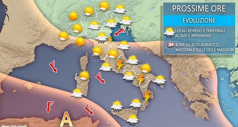 In arrivo qualche pioggia in Sicilia