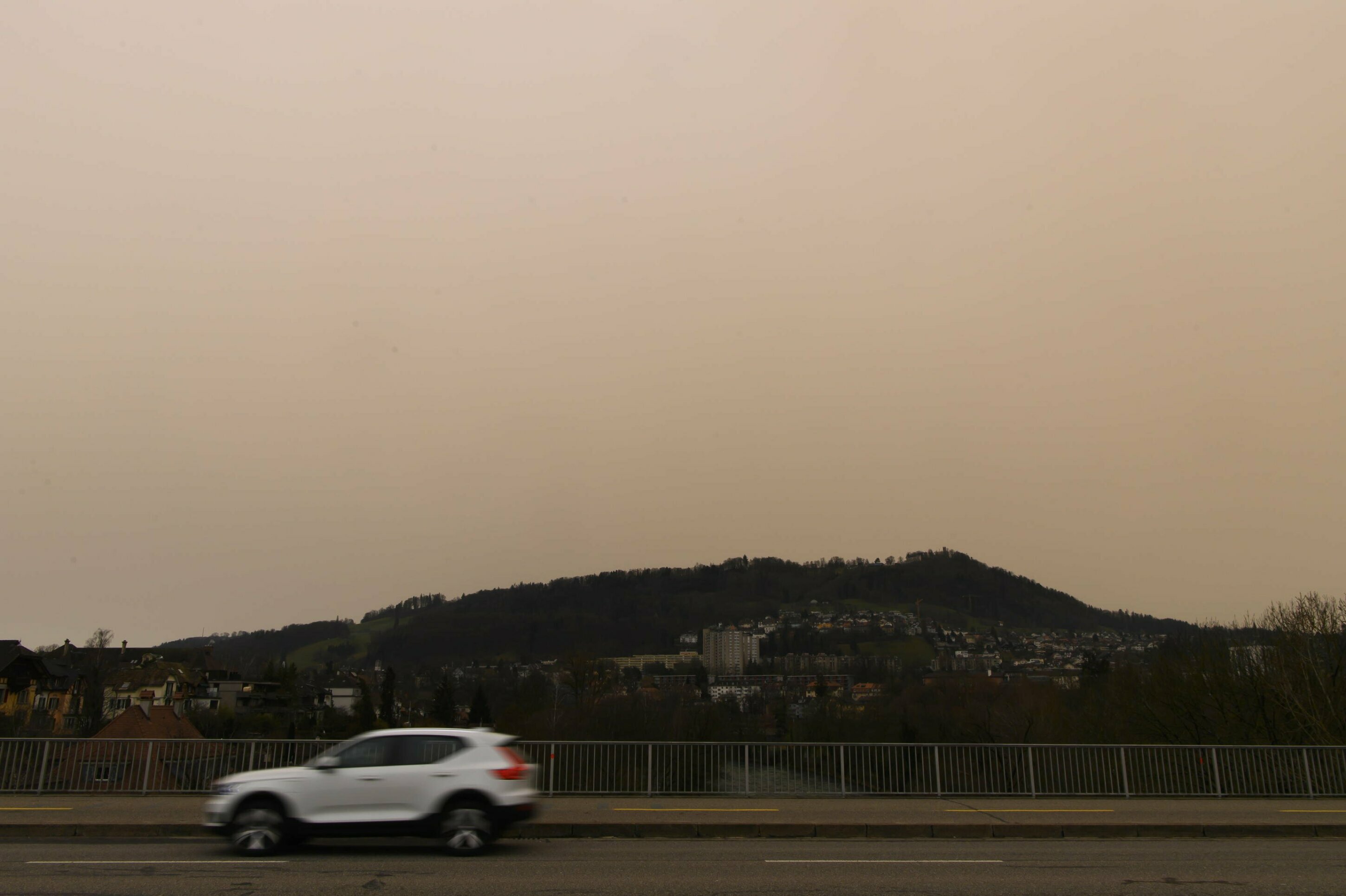 Polvere dal Sahara, cieli gialli in Sicilia