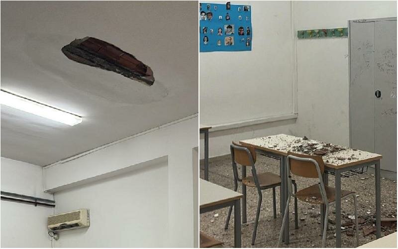 Crolli al Lombardo Radice: scuola resta aperta
