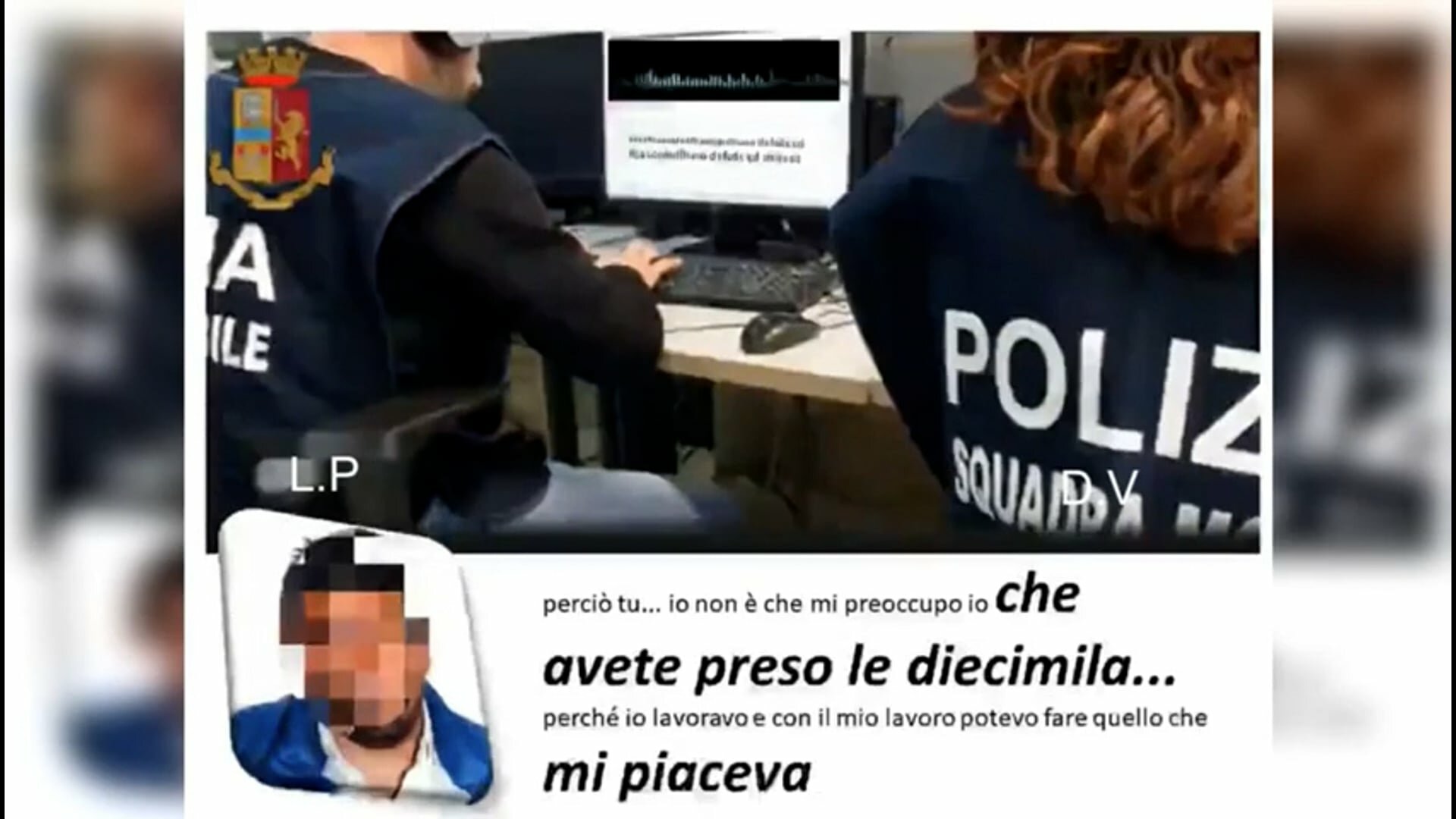 "Noi l&agrave; dentro abbiamo gli amici"