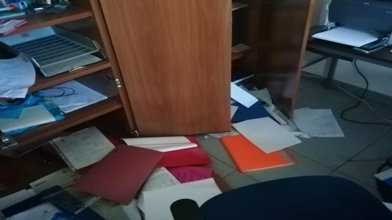 Vittoria, raid nelle sedi Cgil e Cna