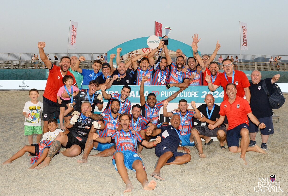 Beach soccer, Coppa Italia al Catania Fc