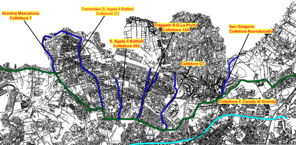 Catania sommersa, ma il canale di gronda non c'è Catania sommersa, ma il canale di gronda non c'è
