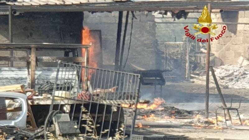 Fiamme a Grammichele