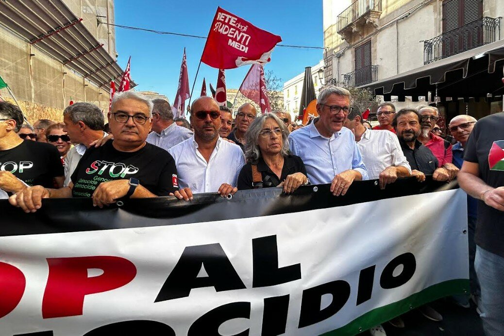 A Catania pure Landini dice 'stop al genocidio'