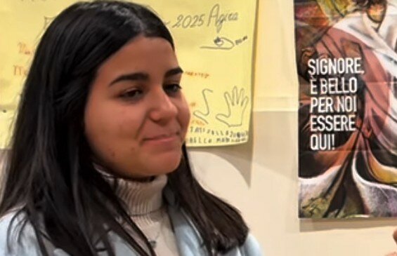 Claudia a 19 anni è alfiere della Repubblica: 