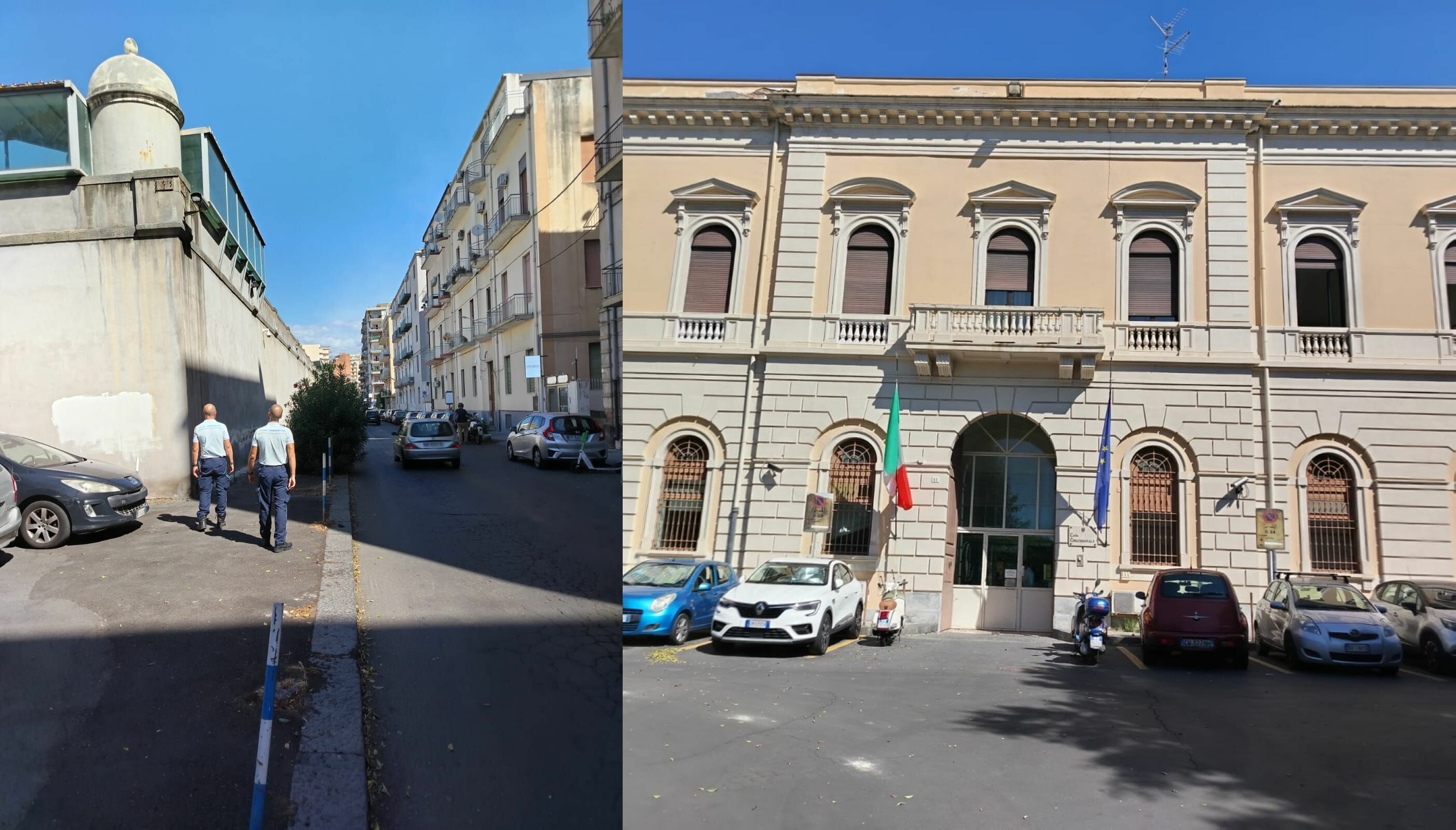 Droga e cellulari lanciati nel cortile del carcere