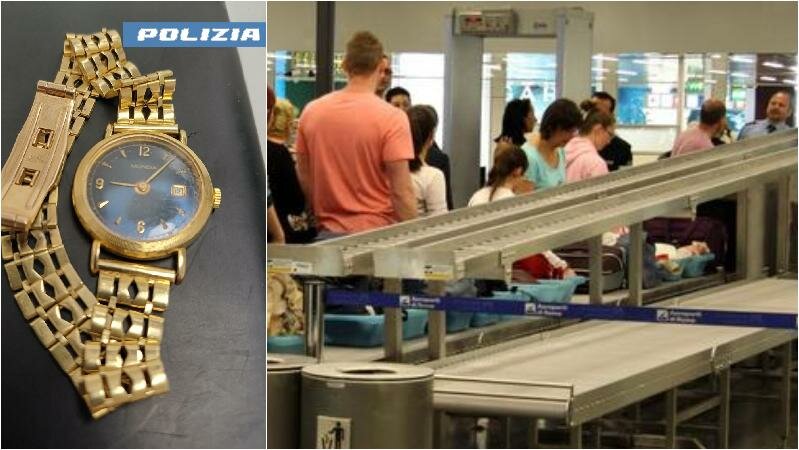 Catania: ruba orologio in aeroporto e parte