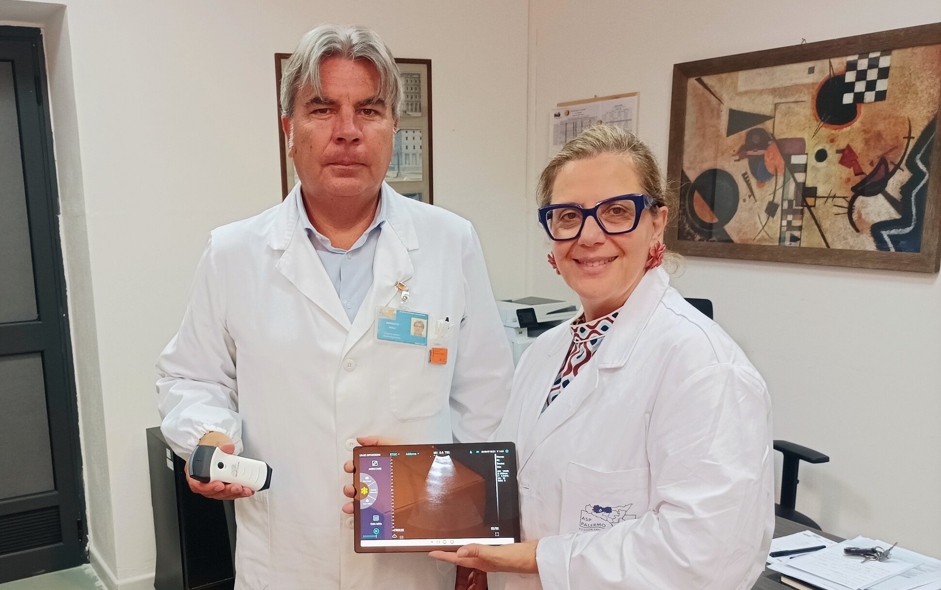 Palermo, ecografia wireless con lo smartphone