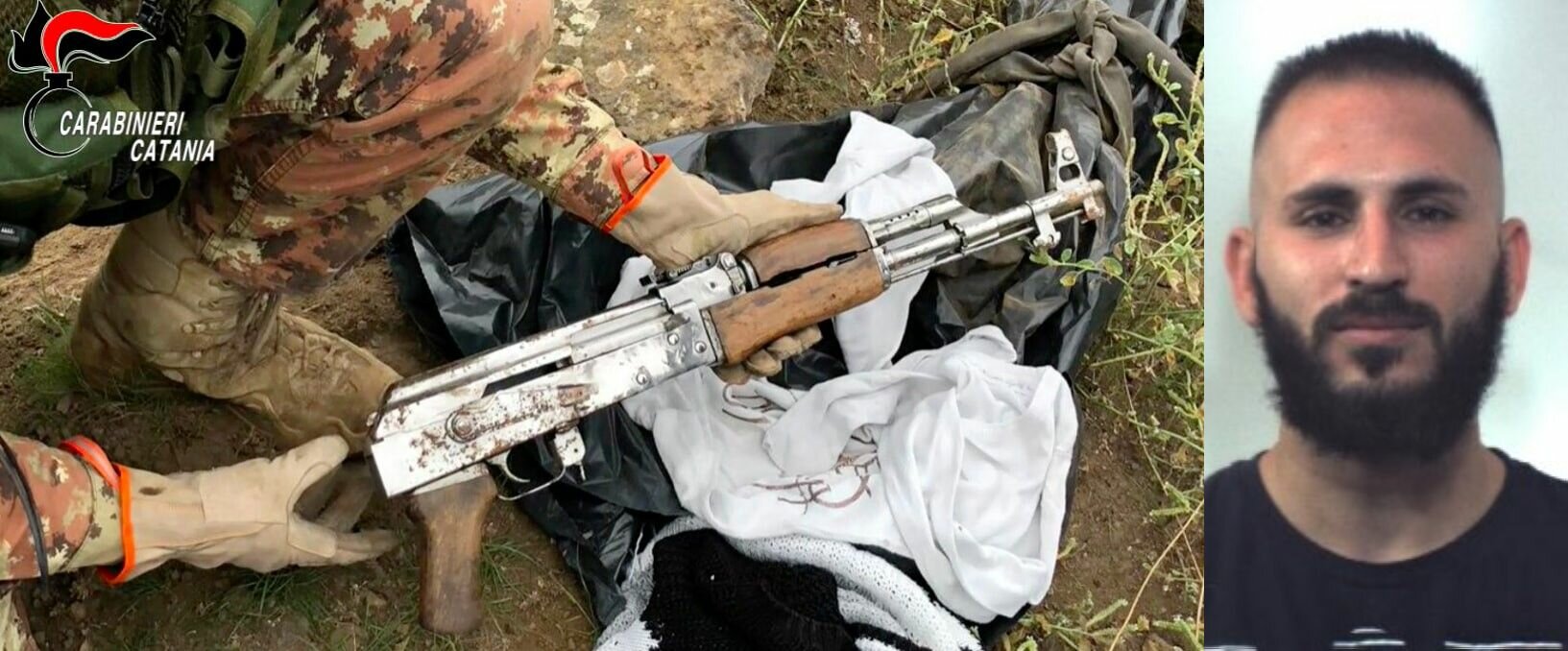 Incidente, rissa e colpi di AK 47: catanese arrestato