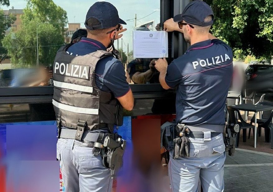 Catania: chiuso per 7 giorni chiosco bar in via Leucatia frequentato da pregiudicati