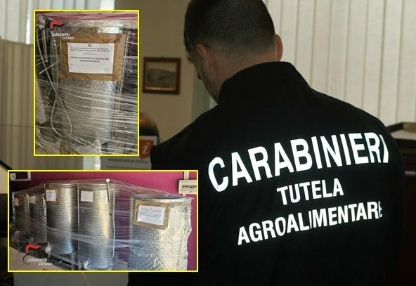 Nell'azienda di Giarre vino e conserve non tracciati