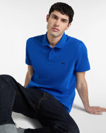 harmont-blaine-polo-basic-in-piquet-stretch-blu-elettrico