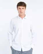 manuel-ritz-camicia-lavata-cotone-lino-bianco
