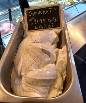 Gelato gourmet timo delle Egadi Gelato gourmet timo delle Egadi