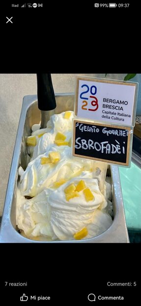 Gelato gourmet Sbrofadei Gelato gourmet Sbrofadei