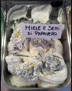 Gelato gourmet miele e semi di papavero Gelato gourmet miele e semi di papavero