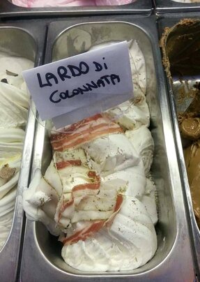 Gelato gourmet lardo di colonnata Gelato gourmet lardo di colonnata