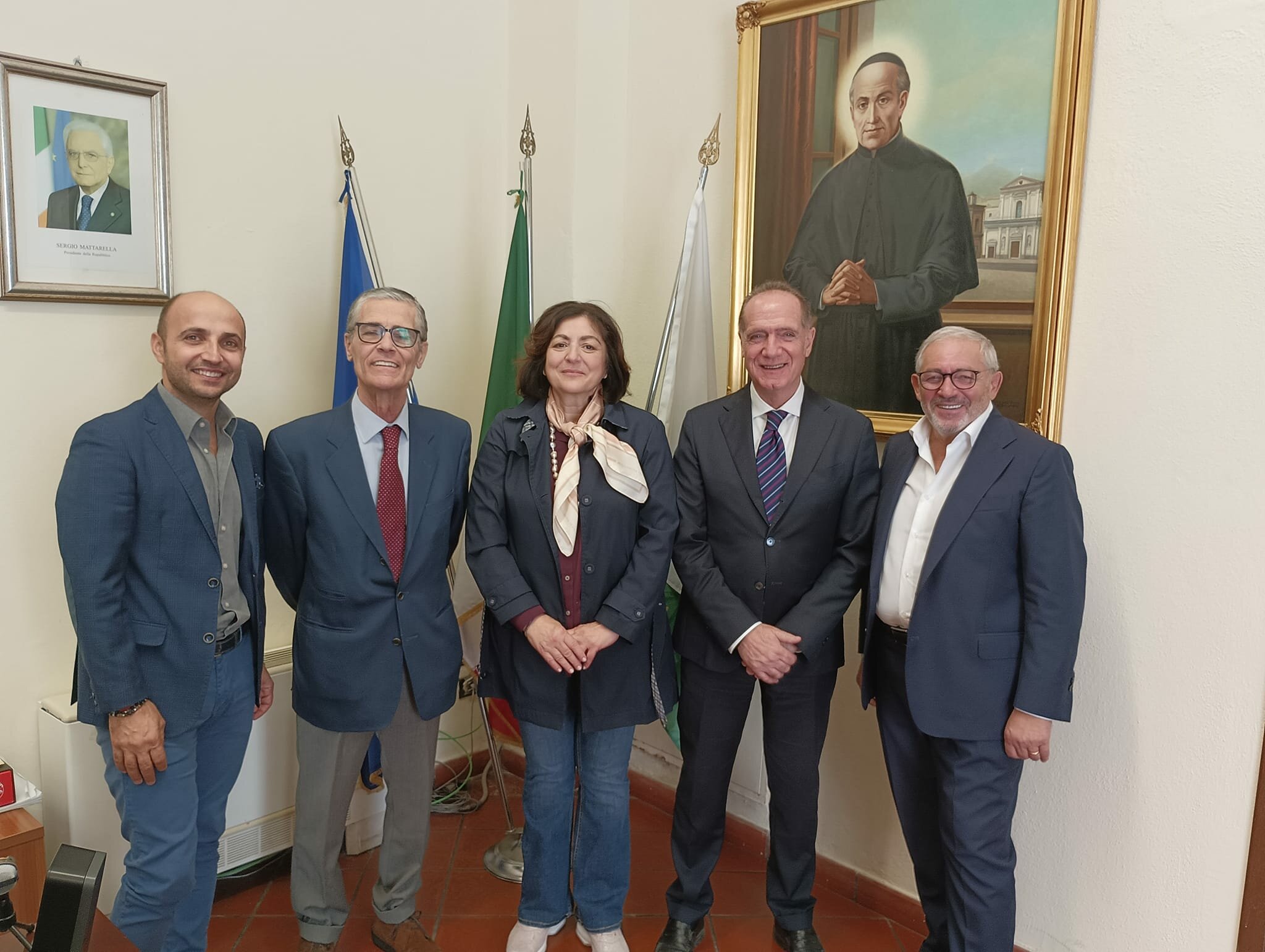 Primo incontro per presentare a Luigi Mennella sindaco di Torre del Greco il D.OR.Campania