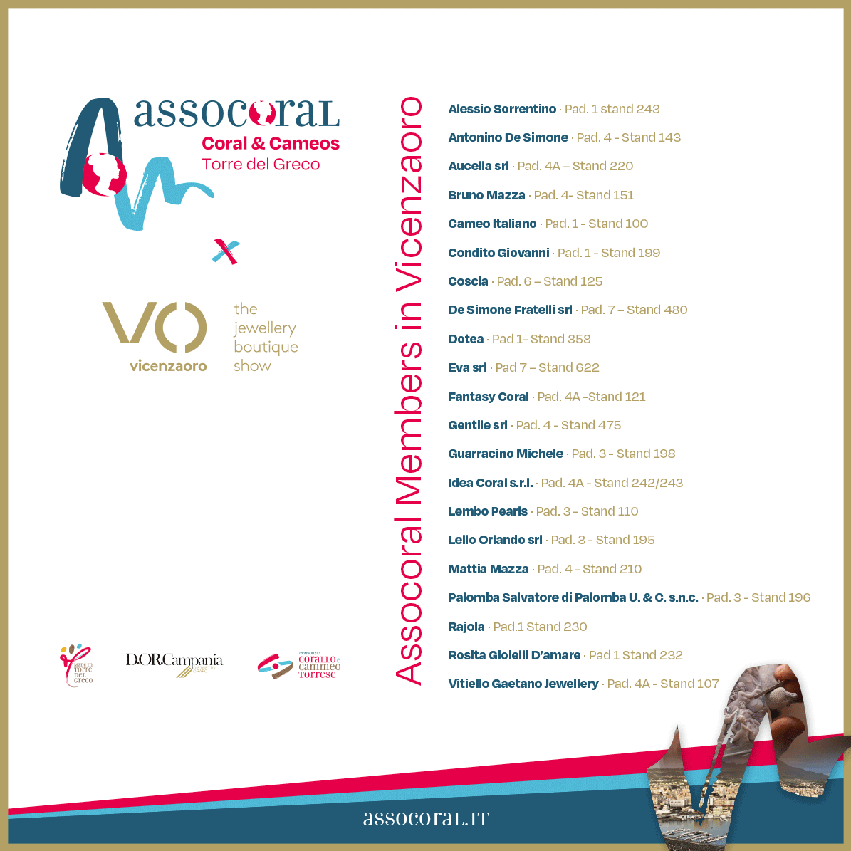 Coralli e Cammei sbocciano a Vicenzaoro