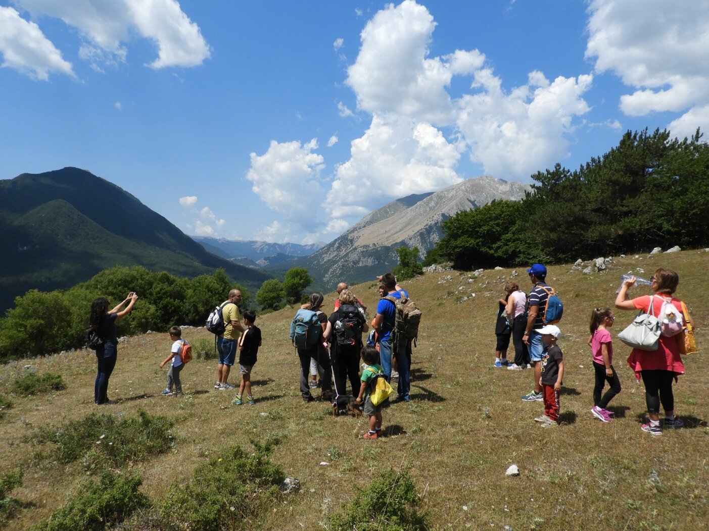 famiglie in montagna