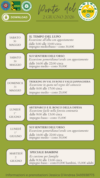 trekking natale e capodann
