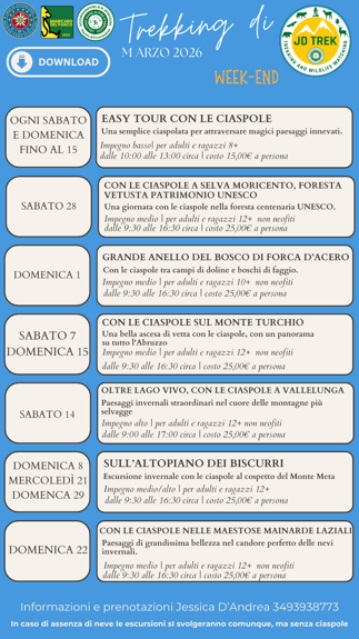 trekking natale e capodann