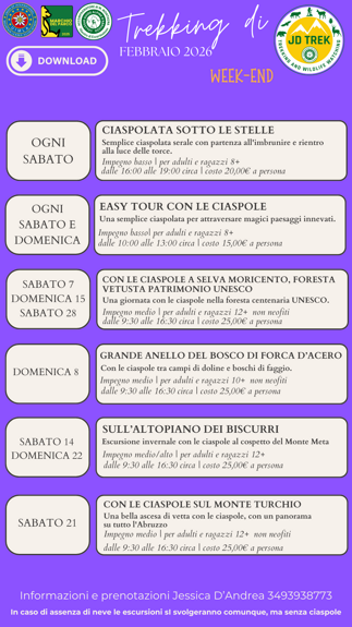 trekking natale e capodann