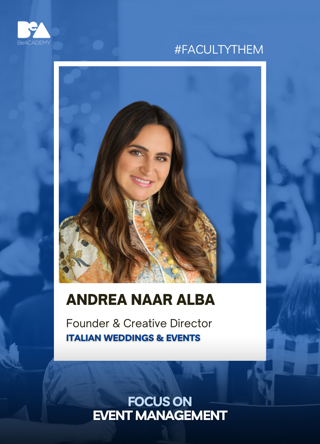 Andrea Naar Alba docente Master Event Management