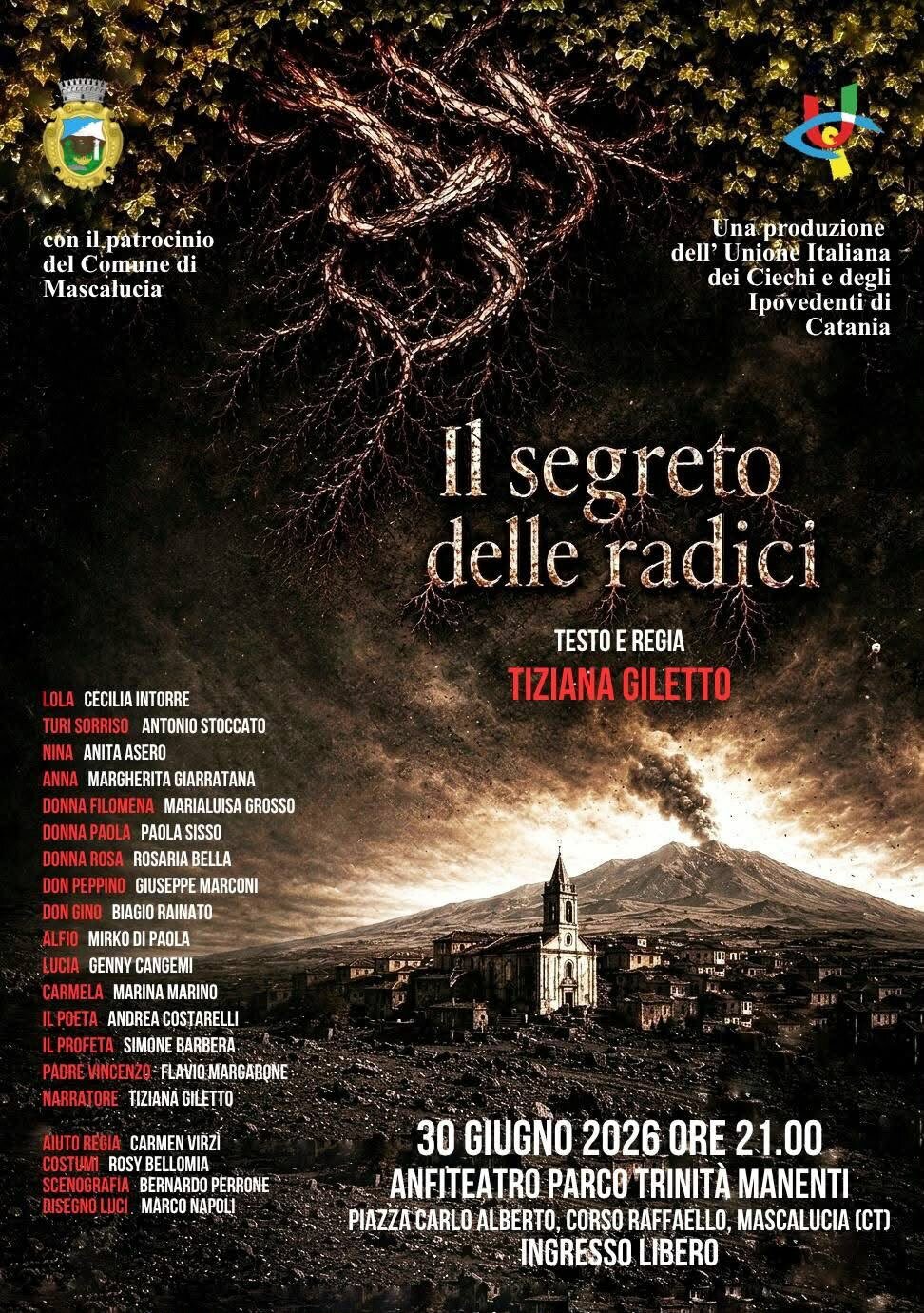 “Il segreto delle radici”: spettacolo con protagoniste persone con disabilità visiva e pluridisabilità