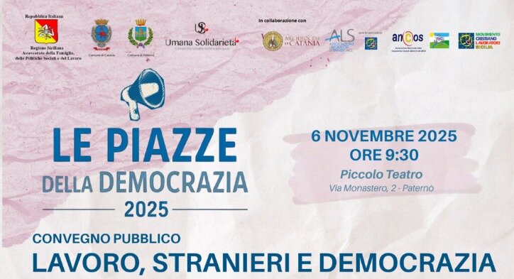 Catania, 6 e 7 novembre: Le piazze della democrazia