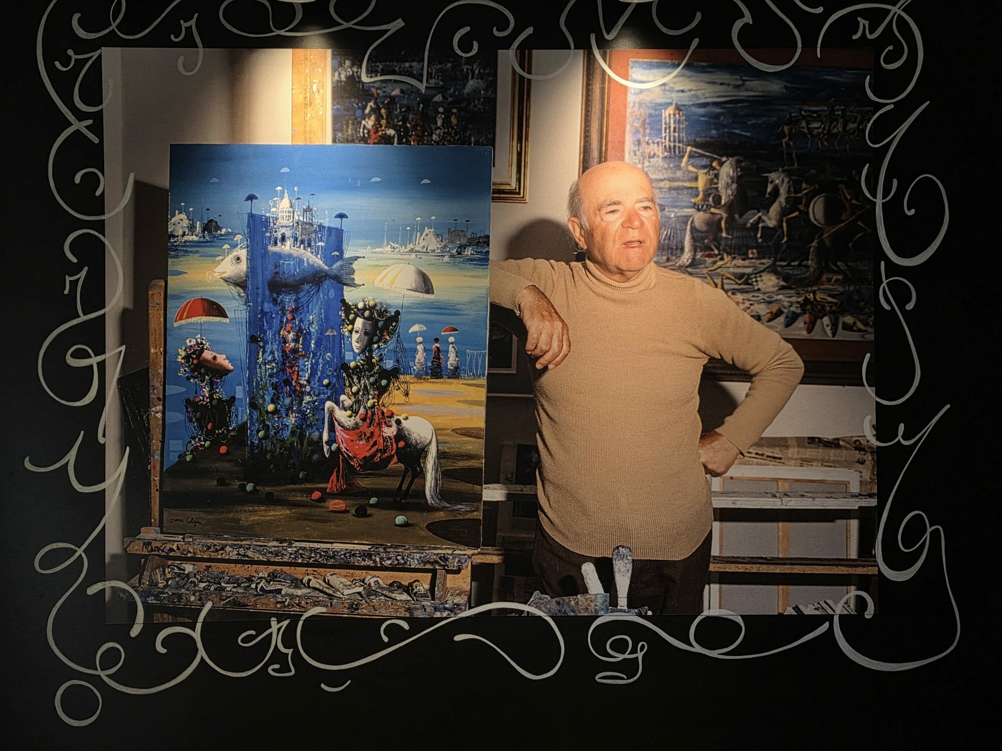 Il surrealismo di Jean Calogero conquista Catania: il mito del cavallo in mostra al MusCa