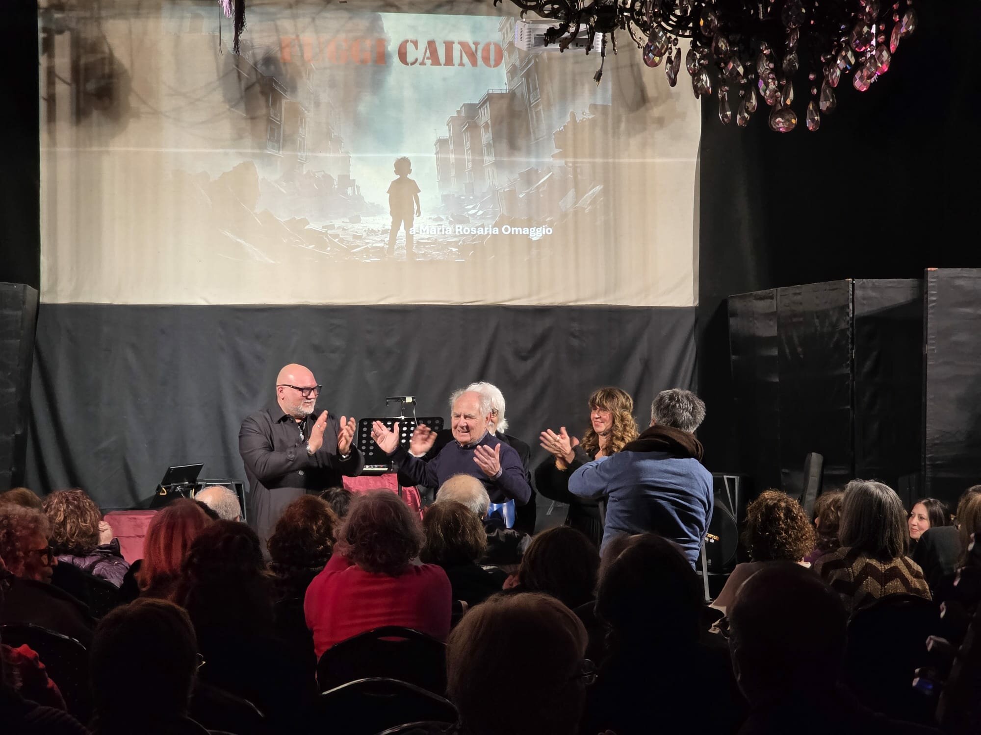 Grande successo per &ldquo;Fuggi Caino&rdquo; di Pino Pesce: uno spettacolo che scuote le coscienze