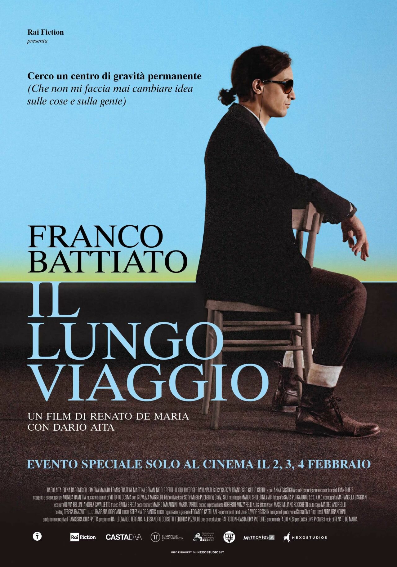 Arriva al cinema il primo biopic su Franco Battiato: online il trailer de “Il lungo viaggio”