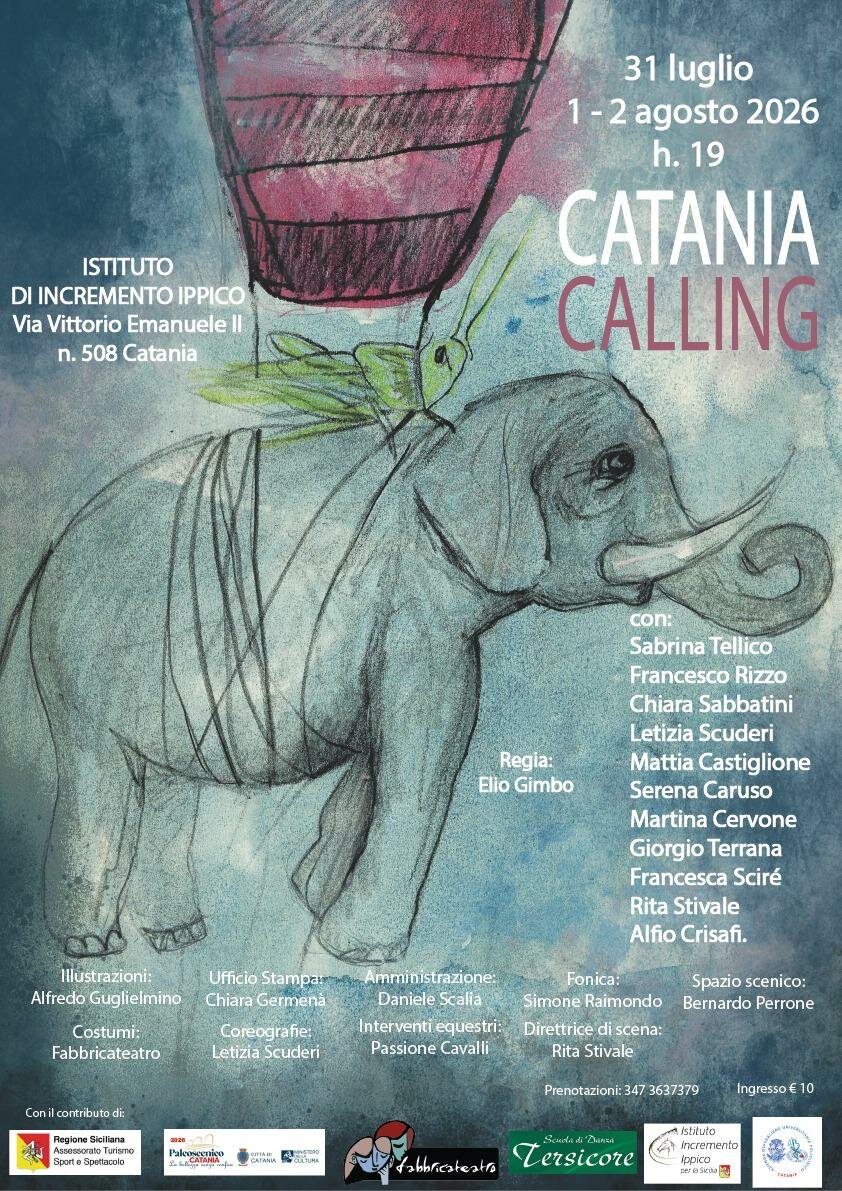 “Catania Calling”: teatro, danza e cavalli all’Istituto di Incremento Ippico