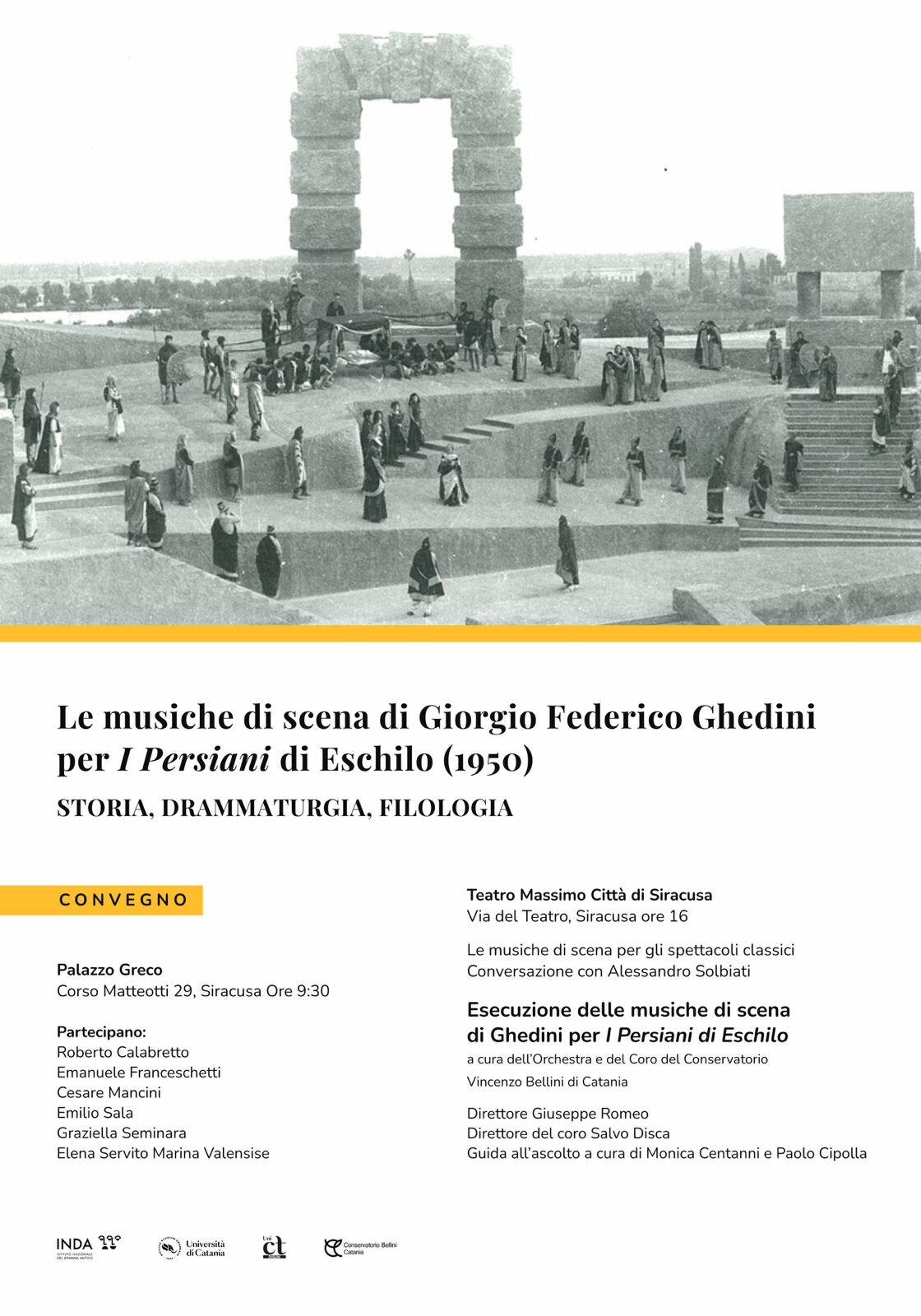 “Le musiche di scena di Ghedini per I Persiani di Eschilo”