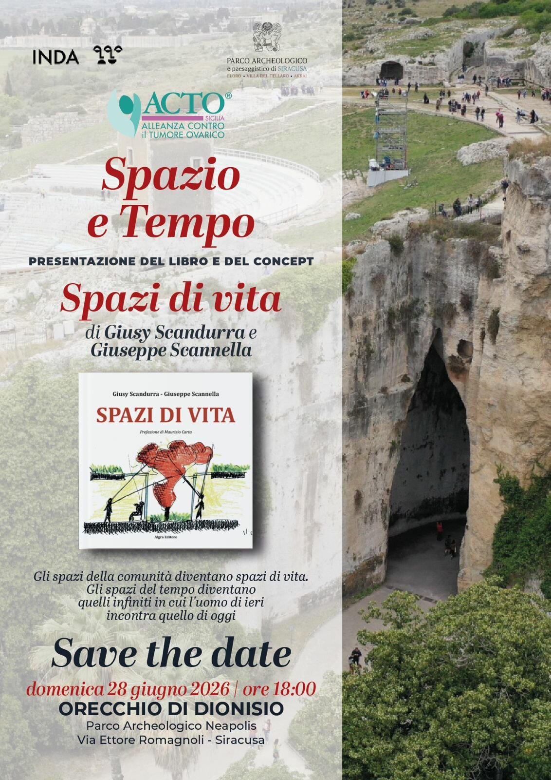 Oggi, domenica 28 giugno - h.18 - Orecchio di Dionisio - Parco Archeologico Neapolis - Siracusa