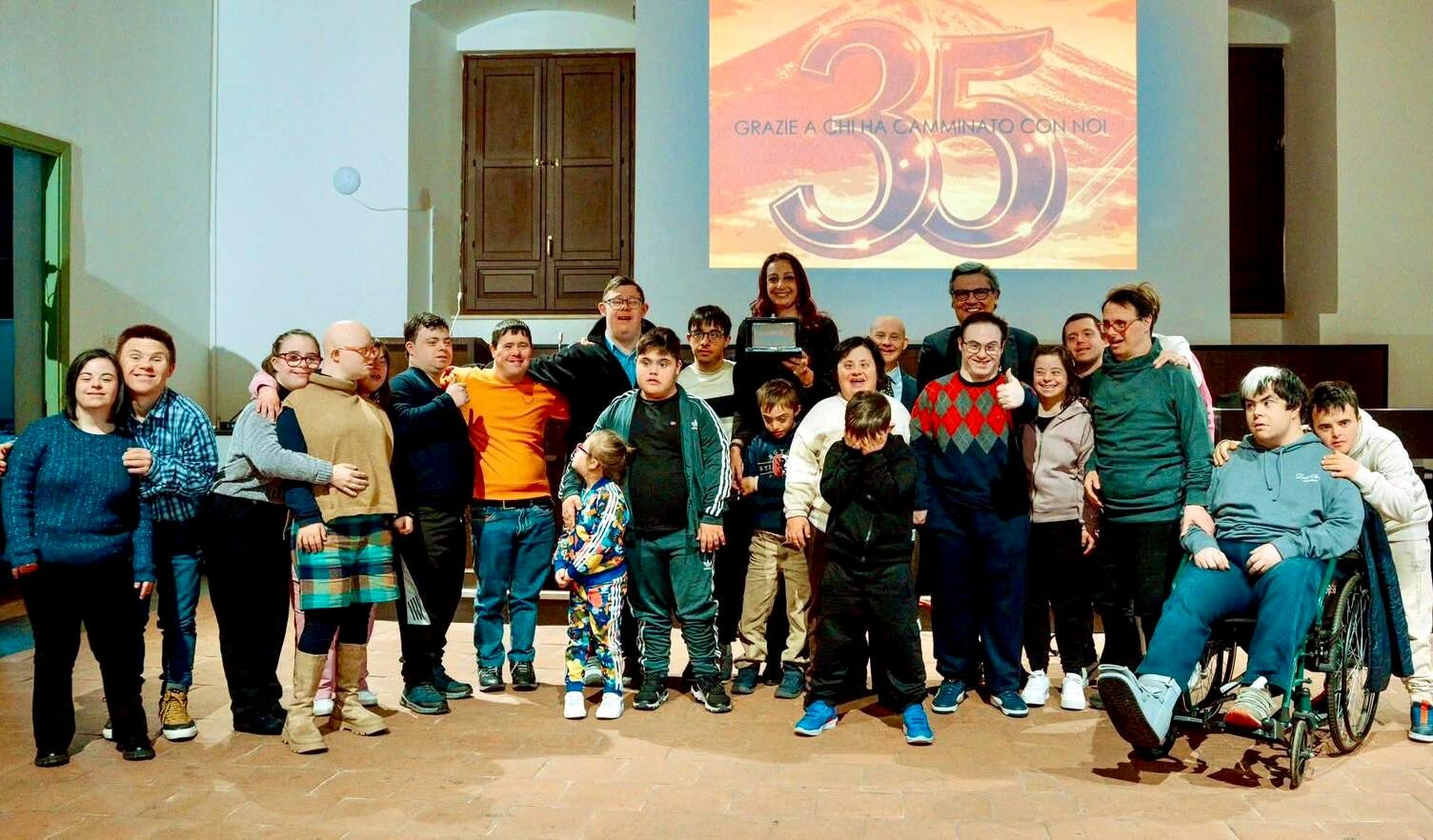 Grande partecipazione al Palazzo Platamone per la celebrazione dei 35 anni dell’Aipd di Catania