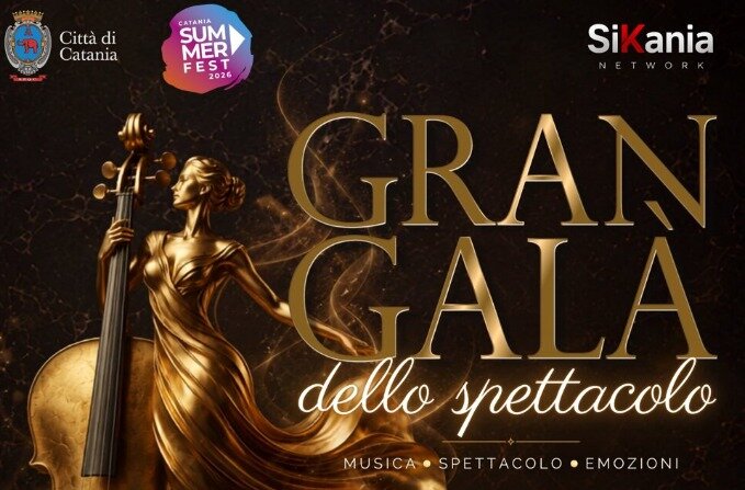 Oggi a Catania il Gran Galà dello Spettacolo: musica ed emozioni al Palazzo della Cultura