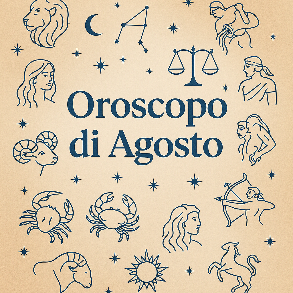 Oroscopo agosto 2025 a cura di Davide Di Paola. Segno per segno, con il sole in fronte e i pianeti alle calcagna