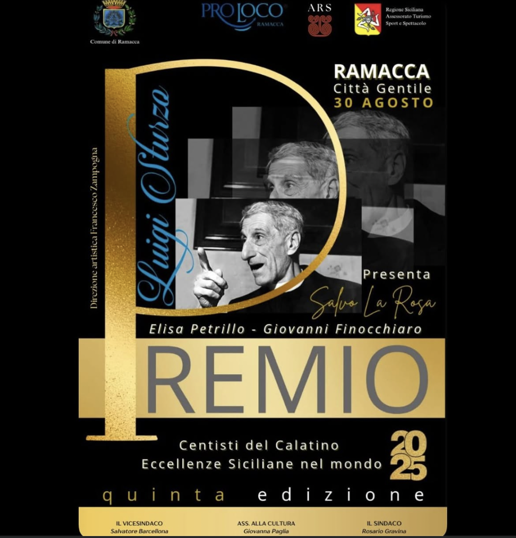 Premio &ldquo;Don Luigi Sturzo&rdquo;, quinta edizione: Ramacca celebra eccellenze, merito scolastico e orgoglio siciliano