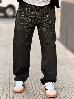 jeans-black-glitter