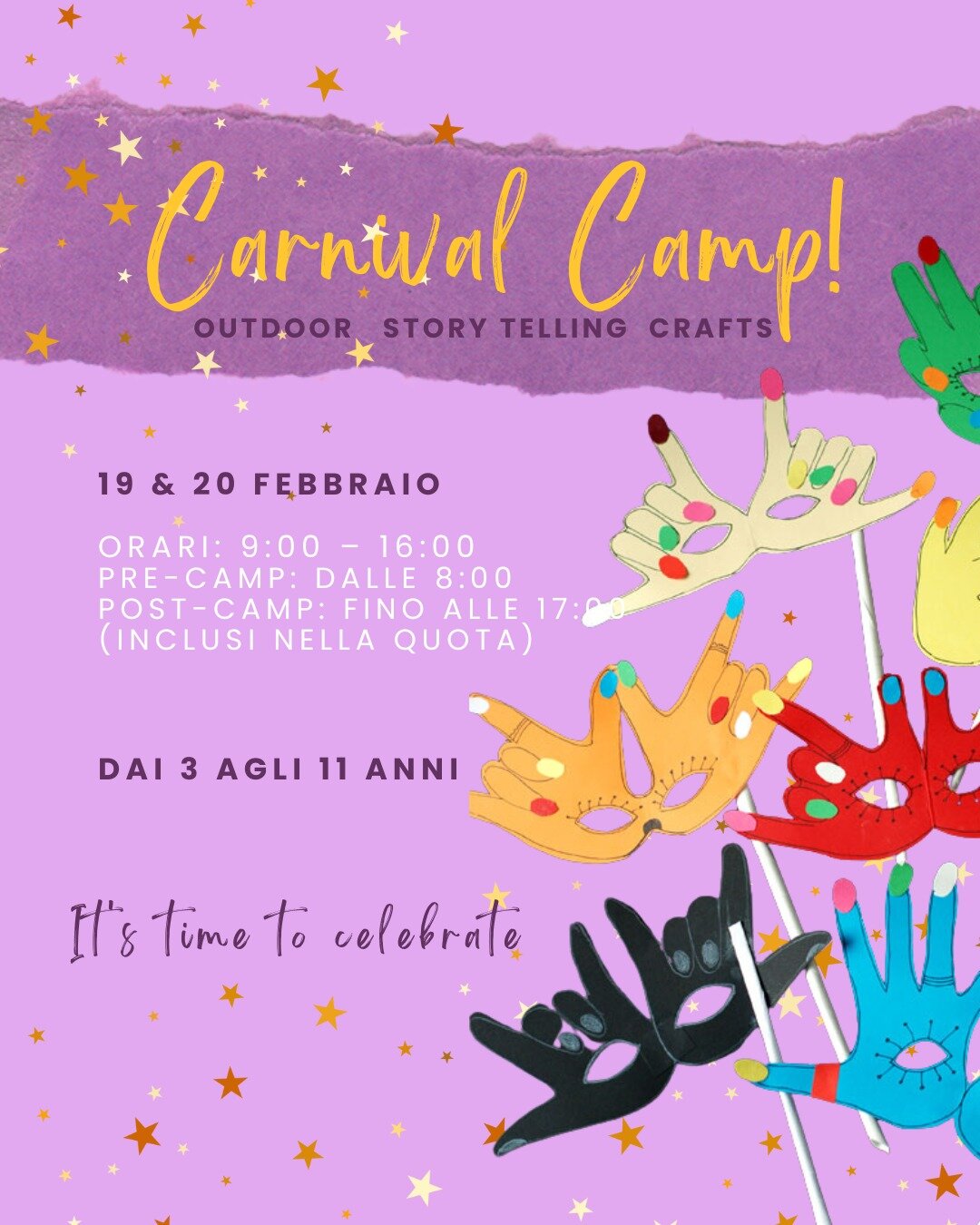 🎭 Carnival Camp: It’s Time to Celebrate… in English!