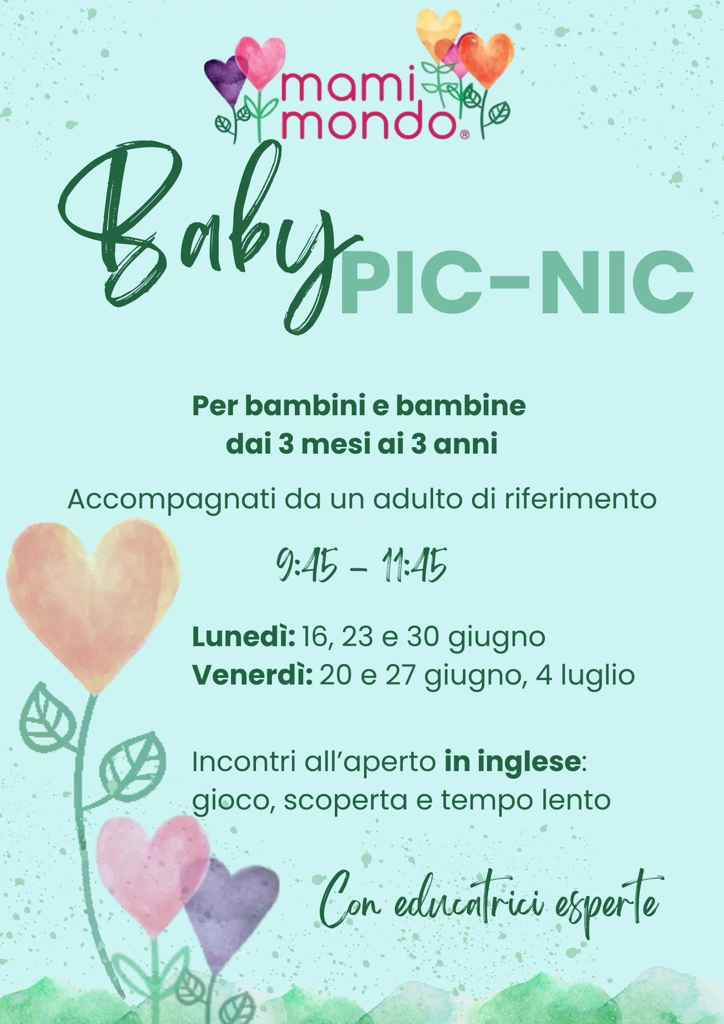 Baby Pic-Nic in Inglese