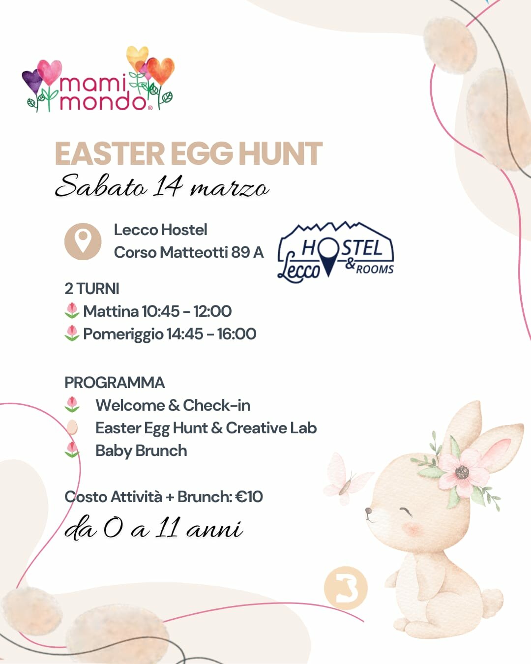 EASTER EGG HUNT - 14 MARZO @LECCO HOSTEL
